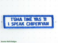 Click to enlarge I Speak Chipewyan